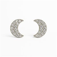 Boucles d'oreilles Idee Preziose dal 1987 Femme in Or blanc Zircone IP.OK18B/25 - IP.OK18B/25